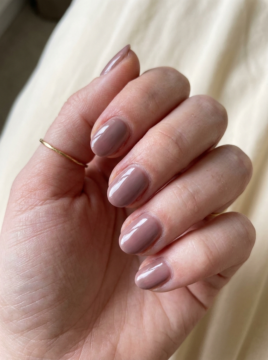 Dusty Mauve als Herbst Nagelfarben Inspiration 2026